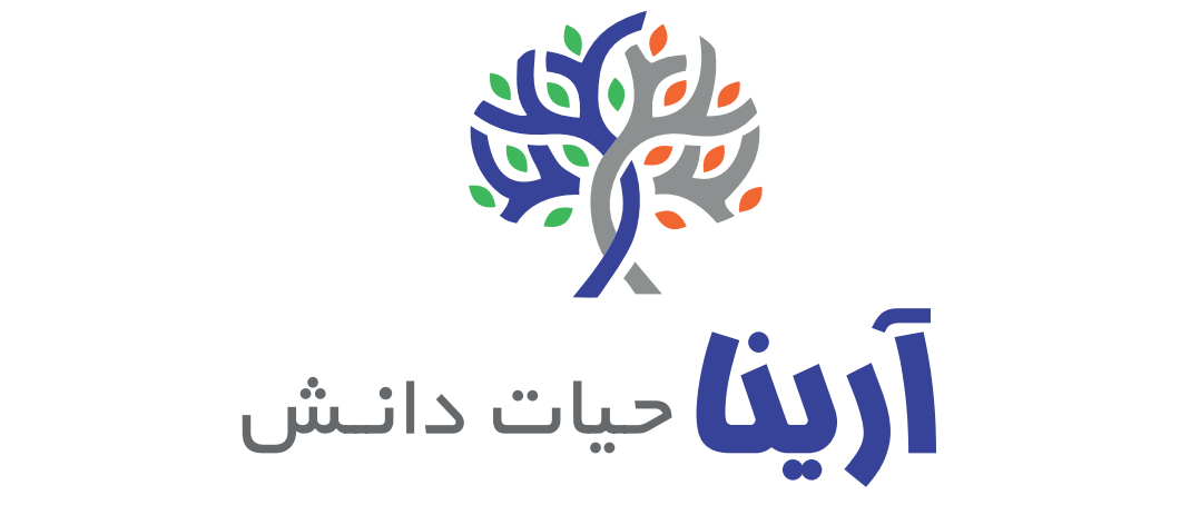 لوگو تایپ آرینا حیات دانش